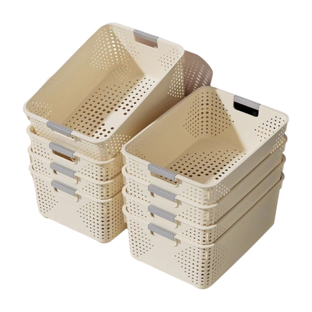 Food Snacks Basket - Duurzame kunststof opbergmand Uitgehold ontwerp Stapelbare