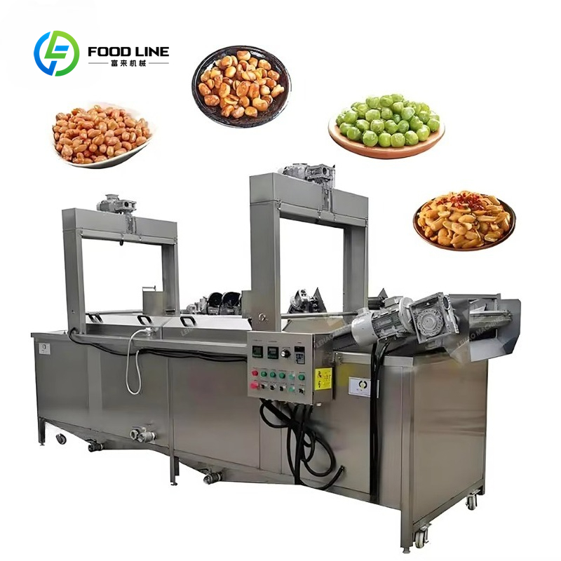 Food Snacks Easy - Geavanceerde, gebruiksvriendelijke, continue frituurlijn voor gecoate