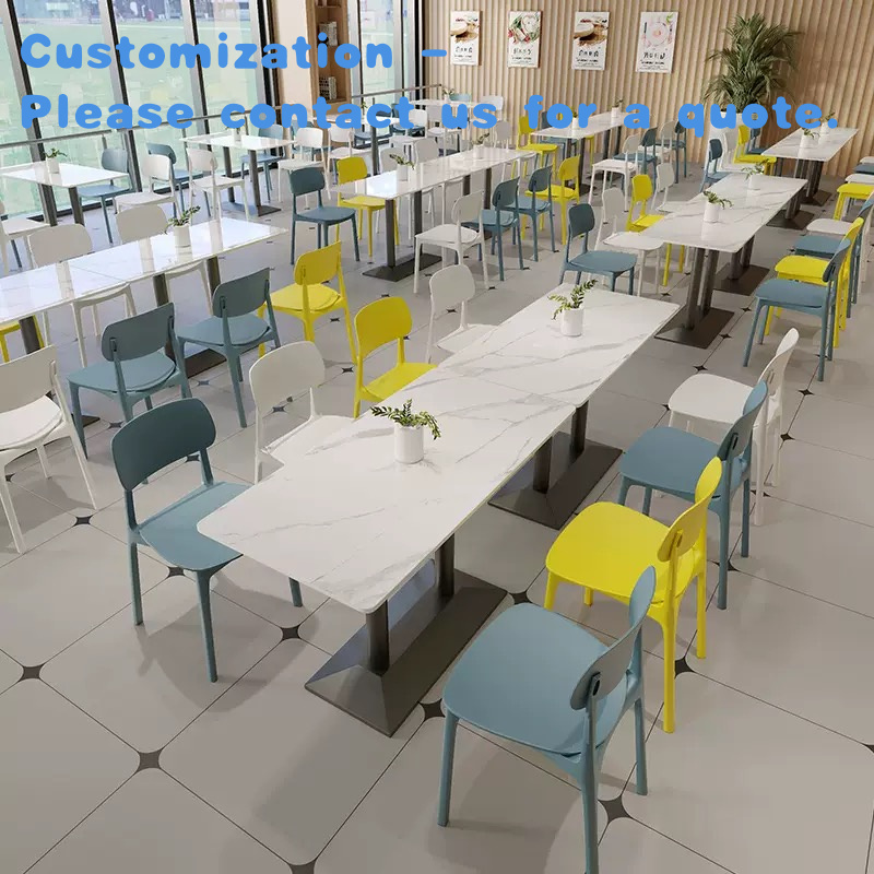 Food Snacks Company - custom.Commerciële Eetkamersets Bedrijfspersoneel Schoolkantine Zoet Fastfood