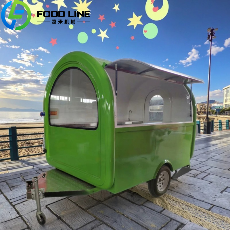 Food Snacks Restaurant - Aangepast Mini Mobiel Restaurant Volledig uitgeruste